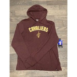 NWT $45 - '47 Brand Cleveland Cavaliers NBA Lightweight Hoodie Men's Size Small